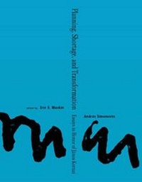 Enlarge image Cover: Planning, Shortage, and Transformation - MIT Press