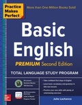 Cover: Practice Makes Perfect Basic English, Second Edition - McGraw-Hill Education