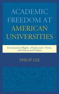 Abbildung von: Academic Freedom at American Universities - Lexington Books