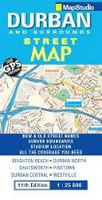 Abbildung von: Street map Durban & surrounds - Struik Publishers,South Africa