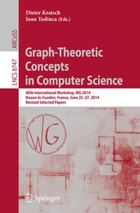 Enlarge image Cover: Graph-Theoretic Concepts in Computer Science - Springer