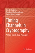 Cover: Timing Channels in Cryptography - Springer