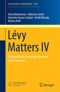 Enlarge image Cover: Lévy Matters IV - Springer