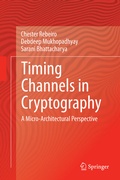 Cover: Timing Channels in Cryptography - Springer