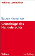 Cover: Grundz&uuml;ge des Handelsrechts - Vahlen