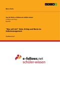 Cover: "Was will ich?" Ziele, Erfolg und Werte im Selbstmanagement - GRIN Verlag