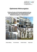Cover: Optimierter Wohnungsbau - Arbeitsgemeinschaft f&uuml;r zeitgem&auml;&szlig;es Bauen
