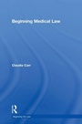 Cover: Beginning Medical Law - Routledge