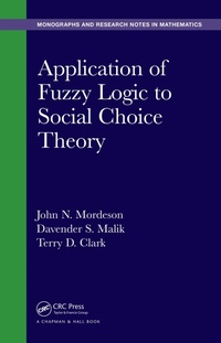 Abbildung von: Application of Fuzzy Logic to Social Choice Theory - Chapman & Hall/CRC