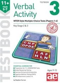 Cover: 11+ Verbal Activity Year 5-7 Testbook 3 - Accelerated Education Publications Ltd