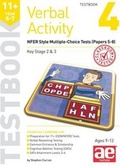 Cover: 11+ Verbal Activity Year 5-7 Testbook 4 - Accelerated Education Publications Ltd