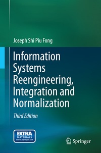 Enlarge image Cover: Information Systems Reengineering, Integration and Normalization - Springer