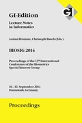 Cover: GI Edition Proceedings Band 230 BIOSIG 2014 - K&ouml;llen