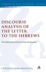 Cover: A Discourse Analysis of the Letter to the Hebrews - T.& T.Clark Ltd