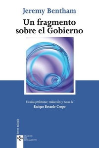 Abbildung von: Un fragmento sobre el gobierno - Editorial Tecnos