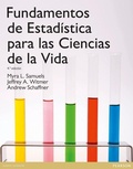 Cover: Fundamentos de estad&iacute;stica para las ciencias de la vida - Addison Wesley