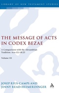 Abbildung von: The Message of Acts in Codex Bezae - T.& T.Clark Ltd