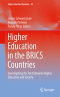 Cover: Higher Education in the BRICS Countries - Springer