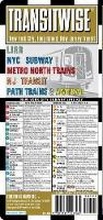 Cover: Streetwise Transitwise New York New Jersey Transit Map - LIRR, NYC Subway, Metro North trains, amtrak - Streetwise Maps