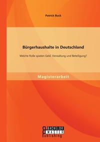Bild: Buergerhaushalte in Deutschland - Bachelor + Master Publishing