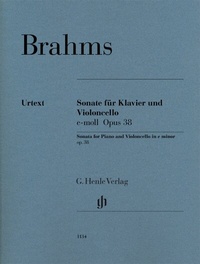 Abbildung von: Johannes Brahms - Violoncellosonate e-moll op. 38 - Henle, Günter