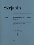 Cover: Alexander Skrjabin - Klaviersonate Nr. 4 Fis-dur op. 30 - Henle, G&uuml;nter
