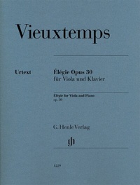 Abbildung von: Henry Vieuxtemps - Élégie op. 30 für Viola und Klavier - Henle, Günter