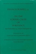 Cover: On the Formal Cause of Substance - Marquette University Press