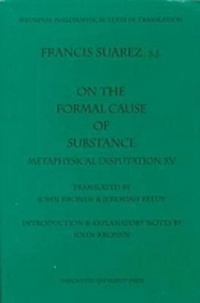 Enlarge image Cover: On the Formal Cause of Substance - Marquette University Press