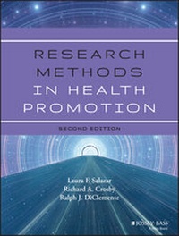 Enlarge image Cover: Research Methods in Health Promotion - Jossey-Bass