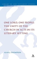 Bild: One Lord, One People: The Unity of the Church in Acts in its Literary Setting - T.& T.Clark Ltd