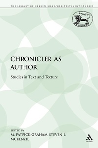 Enlarge image Cover: The Chronicler as Author - Sheffield Academic Press