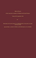 Cover: The Role of State Policy in Promoting College Access and Success - SAGE Publications Inc