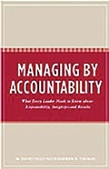 Cover: Managing by Accountability - Praeger Publishers Inc