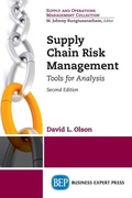 Cover: SUPPLY CHAIN RISK MANAGEMENT - Business Expert Press