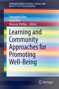 Enlarge image Cover: Learning and Community Approaches for Promoting Well-Being - Springer