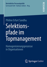 Abbildung von: Selektionspfade im Topmanagement - Springer Gabler