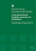 Cover: Local Government funding - TSO