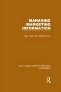 Enlarge image Cover: Managing Marketing Information (RLE Marketing) - Routledge