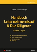 Cover: Handbuch Unternehmenskauf & Due Diligence, Band I: legal - LexisNexis Verlag ARD ORAC GmbH