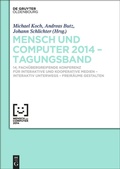 Cover: Mensch und Computer 2014 - Tagungsband - De Gruyter Oldenbourg