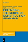 Cover: Extending the Scope of Construction Grammar - De Gruyter Mouton