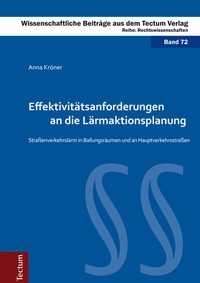Abbildung von: Effektivitätsanforderungen an die Lärmaktionsplanung - Tectum Wissenschaftsverlag