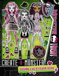 Cover: Monster High: Create-A-Monster Design Lab Sticker Book - LB Kids