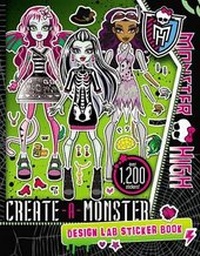 Enlarge image Cover: Monster High: Create-A-Monster Design Lab Sticker Book - LB Kids