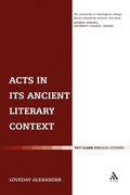 Abbildung von: Acts in its Ancient Literary Context - T.& T.Clark Ltd