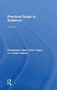 Enlarge image Cover: Practical Guide to Evidence - Routledge