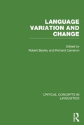 Cover: Language Variation and Change - Routledge