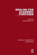 Cover: English for Academic Purposes - Routledge