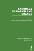 Cover: Language Variation and Change - Routledge